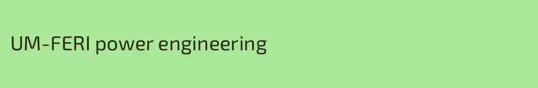 UM-FERI power engineering